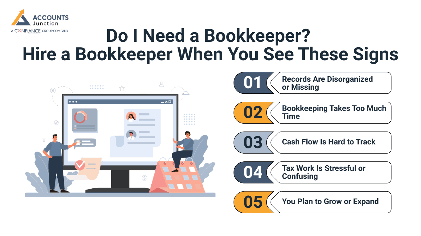 Do I Need a Bookkeeper? Hire a Bookkeeper When You See These Signs