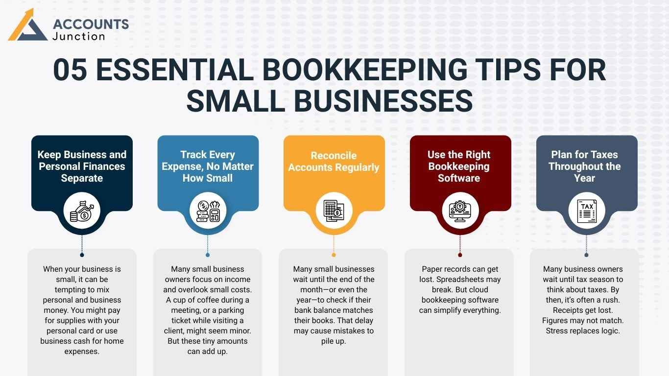 bookkeeping tips for small businesses